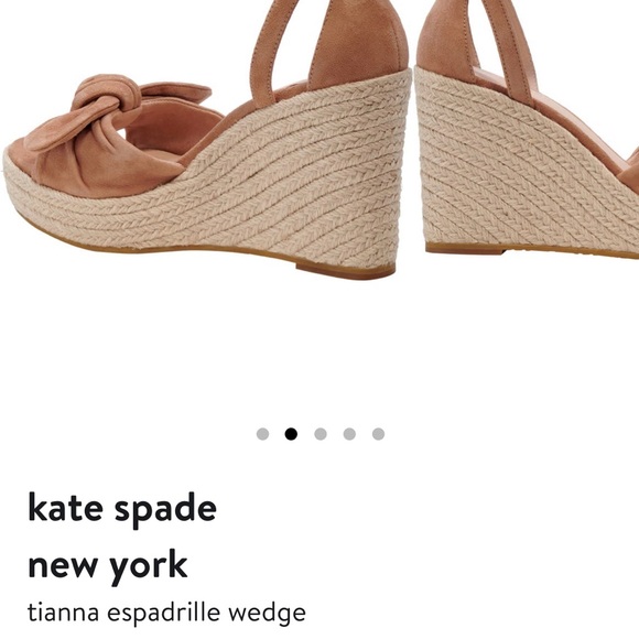 Kate Spade wedge sandal/size 9.5 / Tianna medium biscotti - Picture 9 of 11